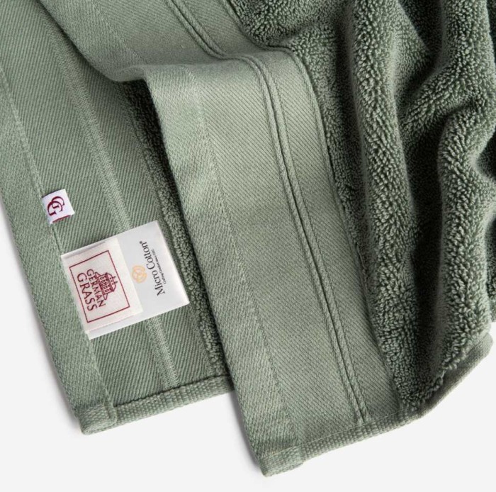 Полотенце German Grass "Olive Balance", 80x150 см, оливковый