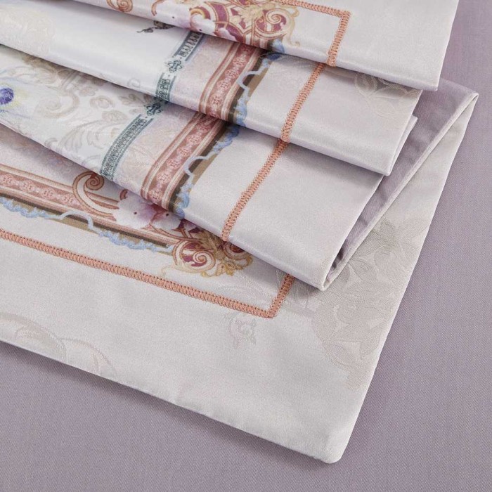 Постельное белье Arya Glamor "Palais", 2-х спальное (евро), лиловый