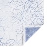 Покрывало LUXBERRY "CORAL", 150x220 см, бело-голубой