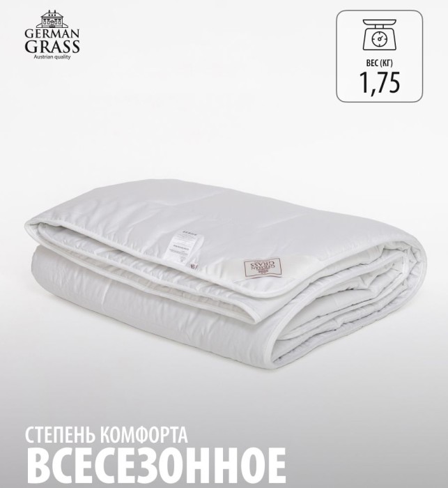 Одеяло German Grass шерсть "Camel Familie Wool", 140x205 см, всесезонное