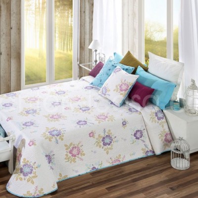Покрывало с наволочками Manterol &quot;Fresh 263 C 08&quot;, 235x270 см, кремовый