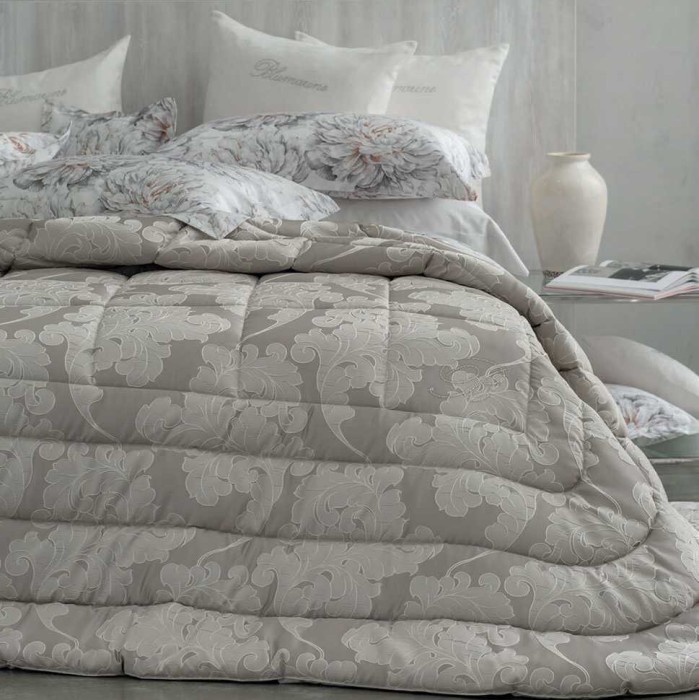 Покрывало Blumarine жаккард "Gemma", 270x270 см, бежевый