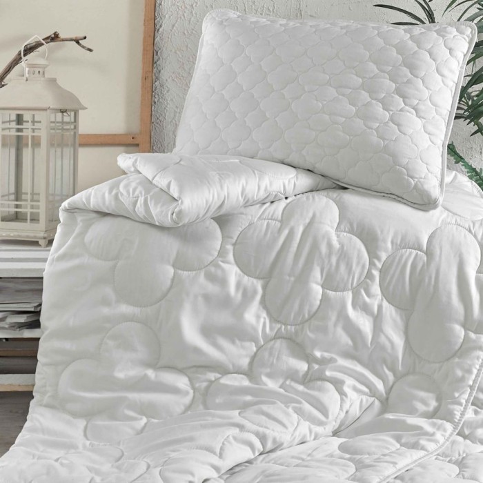 Одеяло Tac хлопок "Pamuk", 195x215 см, белый