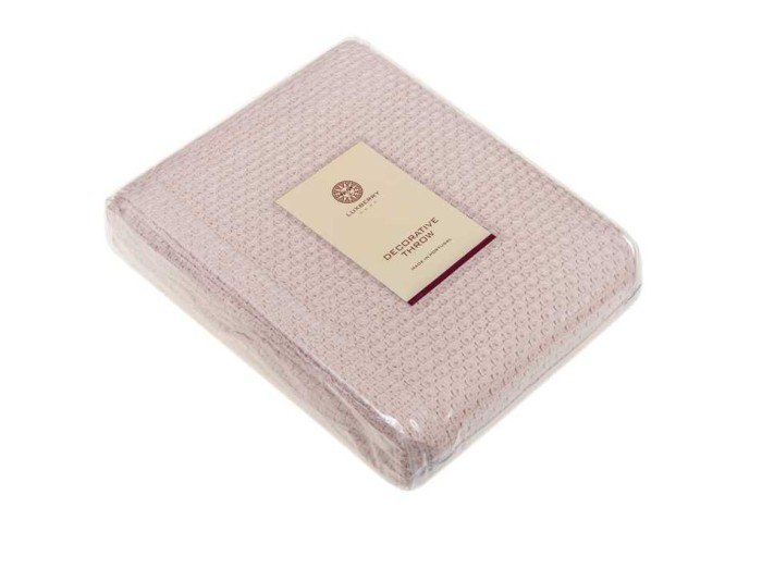 Покрывало Luxberry "Boucle", 200x220 см, пломбир