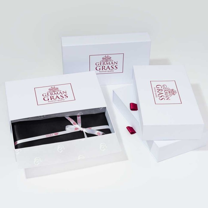 Простыня German Grass шелк "Creamy-White", 260x280 см, белый