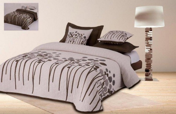 Покрывало Antonio Salgado двустороннее "Timeless", 220x270 см, коричневый