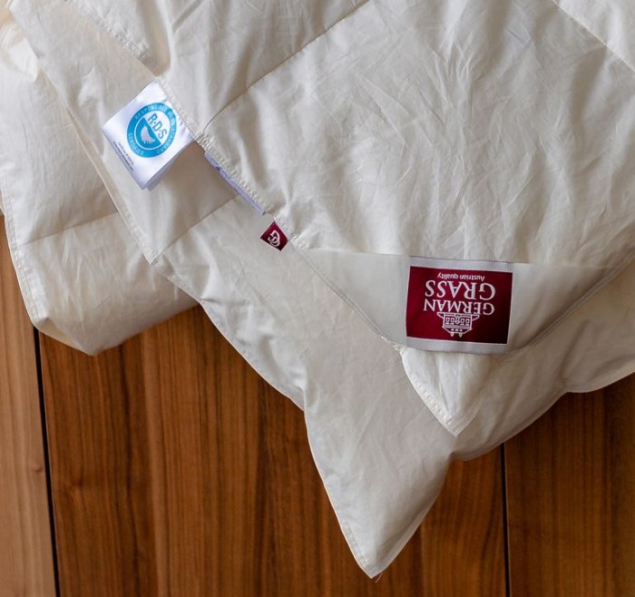 Одеяло German Grass пуховое "Organic Down", 220x240 см, всесезонное