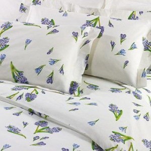 Постельное белье Mirabello "Primi Fiori", 2-х спальное (евро)/king-size, фиолетовый