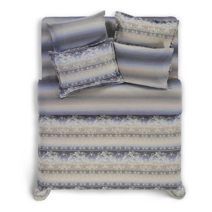 Пододеяльник Hamam "Antique", 220x240 см, серо-голубой