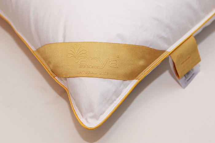 Подушка Arya Natural Line пуховая "Bonetta", 70x70 см, белый