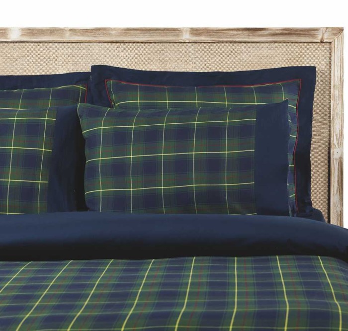 Постельное белье Lappartement "Kingston", 2-х спальное (евро), темно-зеленый