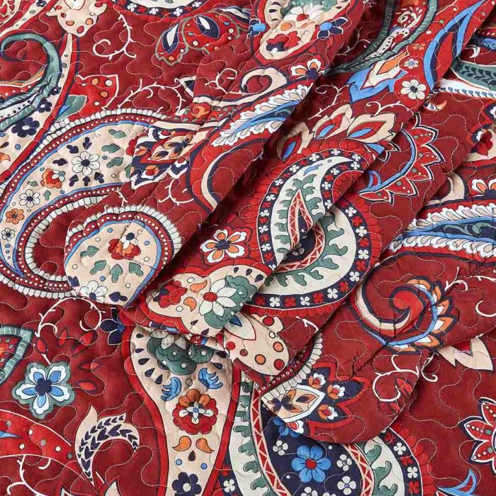 Покрывало с наволочками Arya "Scarlet", 180x240 см, красный