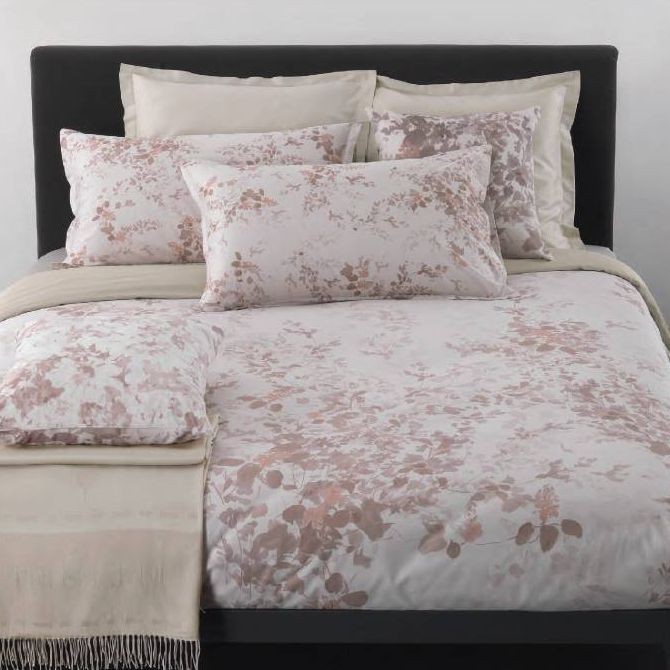 Постельное белье Trussardi "Floral R03 Rosa", 2-х спальное (евро), розовый