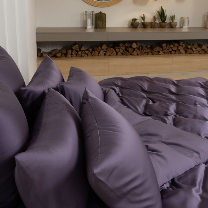 Постельное белье German Grass Tencel "Violet Brilliant", семейное