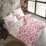 Постельное белье Hobby ранфорс "Silvia", 1,5 спальное, красный