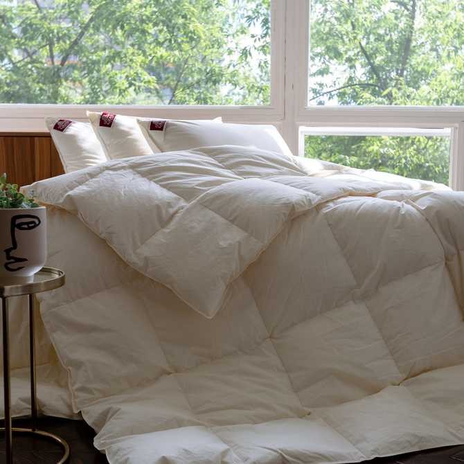 Одеяло German Grass пуховое "Organic Down", 240x260 см, всесезонное