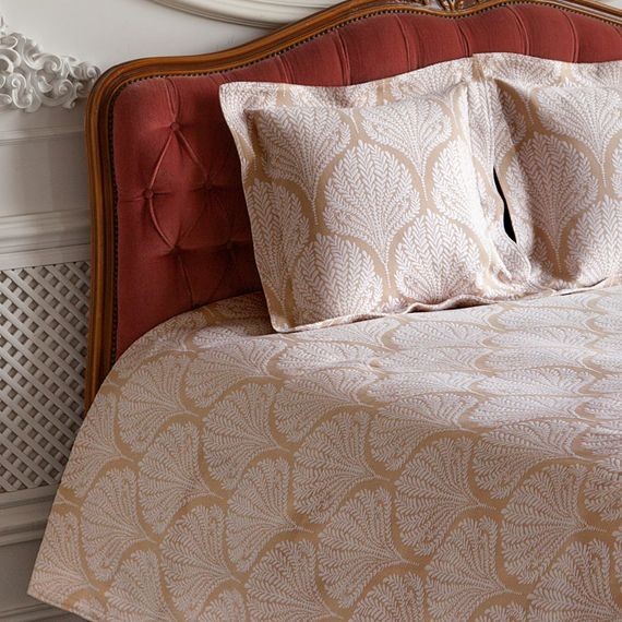 Покрывало Luxberry "Oliver", 150x220 см, бело-бежевый