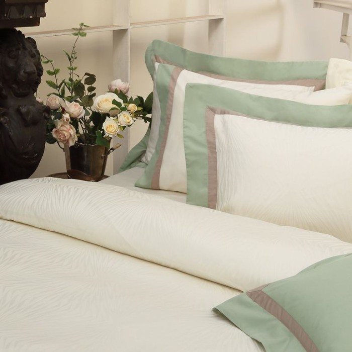 Постельное белье Valeron Jakar "Lennox", king-size, зеленый