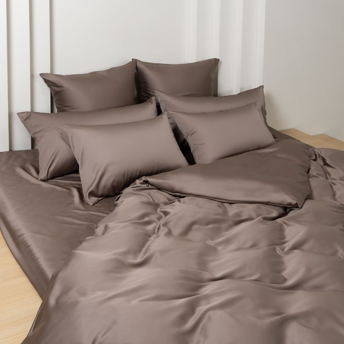 Простыня German Grass на резинке "Brown Brilliant", 200x200x40 см