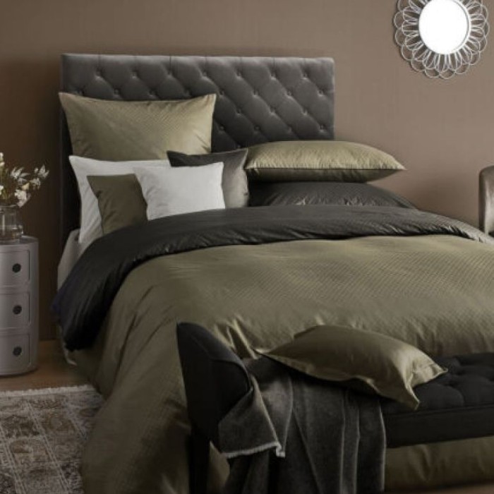 Постельное белье Curt Bauer дамаст "Arezzo", 1,5 спальное, оливковый