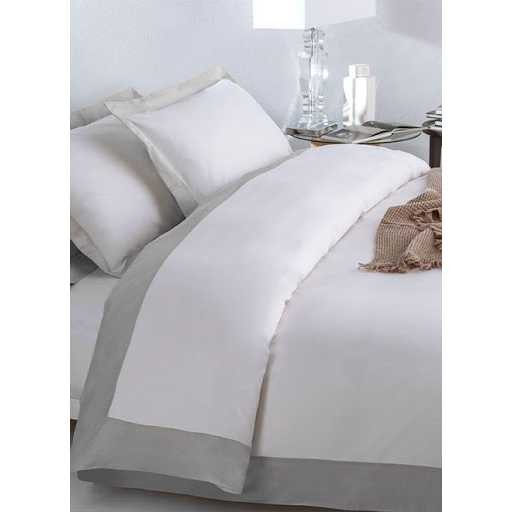 Постельное белье MIRABELLO "Savoy Frame", 2-х спальное (евро), белый