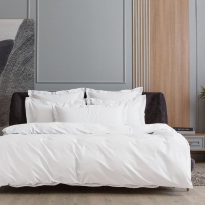 Постельное белье  German Grass на резинке &quot;Alpine White Allure&quot;, семейное, белый