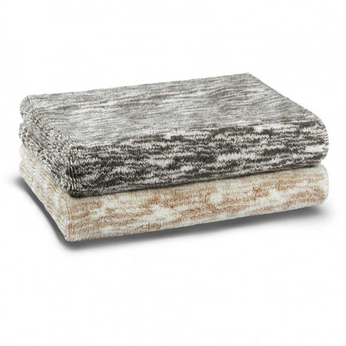 Полотенце Hamam "Marble", 100x180 см, бело-капучино