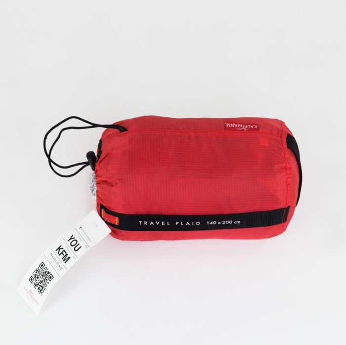 Плед Kauffmann дорожный "Travel", 140x200 см, легкий, зеленый