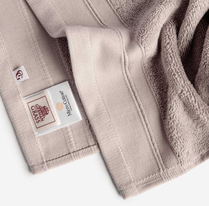 Полотенце German Grass "Pearl Balance", 40x70 см, светло-серый