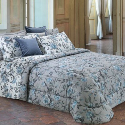 Постельное белье Mirabello &quot;Oriental Peony N01&quot;, семейное, серый