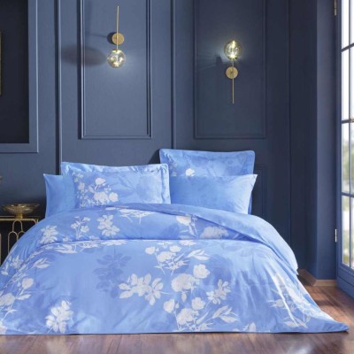 Постельное белье Valeron Usc "Eunike", king-size, голубой