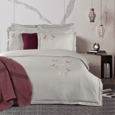 Постельное белье Sarev светящийся "Papilio", 2-х спальное (евро), серый