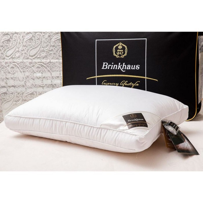 Подушка Brinkhaus пуховая "Chalet" с бортиком, 50x70 см, средняя