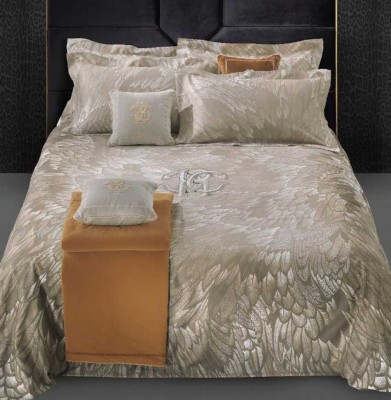 Постельное белье Roberto Cavalli &quot;Plumage&quot;, 2-х спальное (евро), светло-бежевый