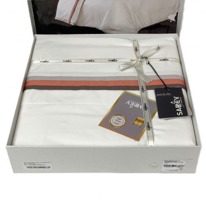 Постельное белье Sarev "Minsk", 2-х спальное (евро), бежевый