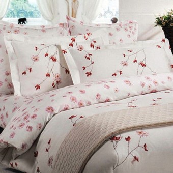Постельное белье MIRABELLO "ROSE HIVER", 2-х спальное (евро)/king-size, розовый, v03