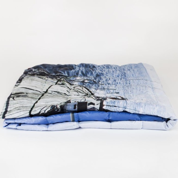 Плед Kauffmann дорожный "Travel", 140x200 см, легкий, синий