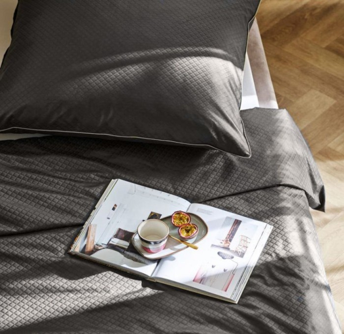 Постельное белье Curt Bauer дамаст "Arezzo", 1,5 спальное, черный