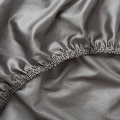 Простыня  German Grass на резинке &quot;Graphite Allure&quot;, 160x200x40 см, темно-серый