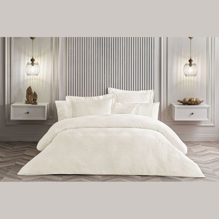 Постельное белье Valeron Jakar "Valois", 2-х спальное (евро), экрю