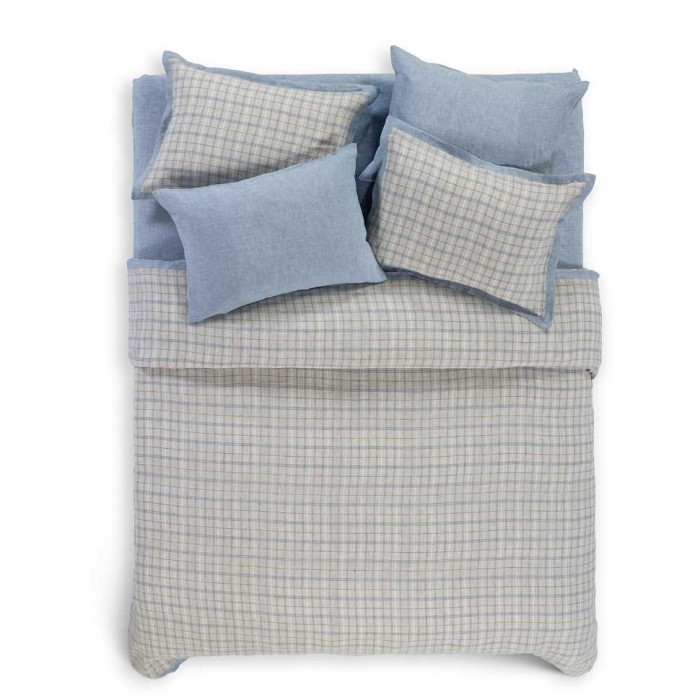 Наволочка Hamam декор "Estiva", 50x70 см, голубой дым