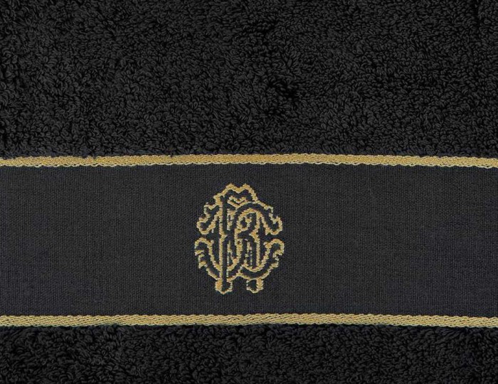Комплект Roberto Cavalli "Gold New 914 Nero", 40x60-60x110 см, черный