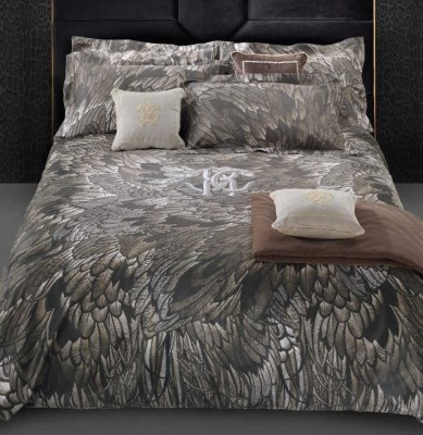 Постельное белье Roberto Cavalli &quot;Plumage&quot;, king-size, темно-бежевый