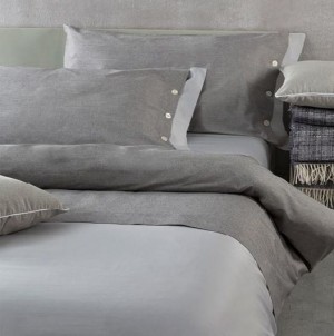 Постельное белье MIRABELLO "CHARME N41", 2-х спальное (евро), серый