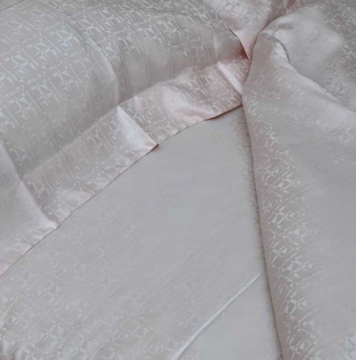 Постельное белье PALOMBELLA жаккард "Everest", семейное, розовый