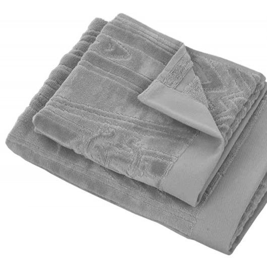 Комплект полотенец Roberto Cavalli велюр "Deco 905", 2 шт, серый