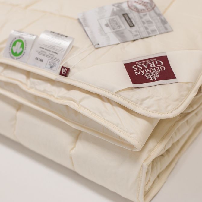 Одеяло German Grass хлопок "Organic Cotton", 200x200 см, всесезонное