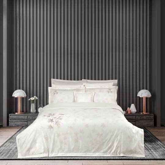 Постельное белье Sarev "Elekta", 2-х спальное (евро), белый