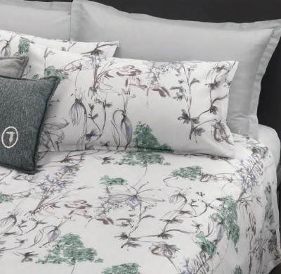 Постельное белье Trussardi &quot;Urban Flowers 1&quot;, 2-х спальное (евро), зеленый
