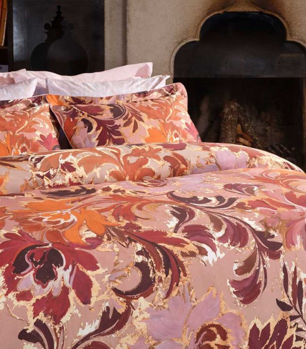 Постельное белье Valeron USC "Enora", 2-х спальное (евро), красный